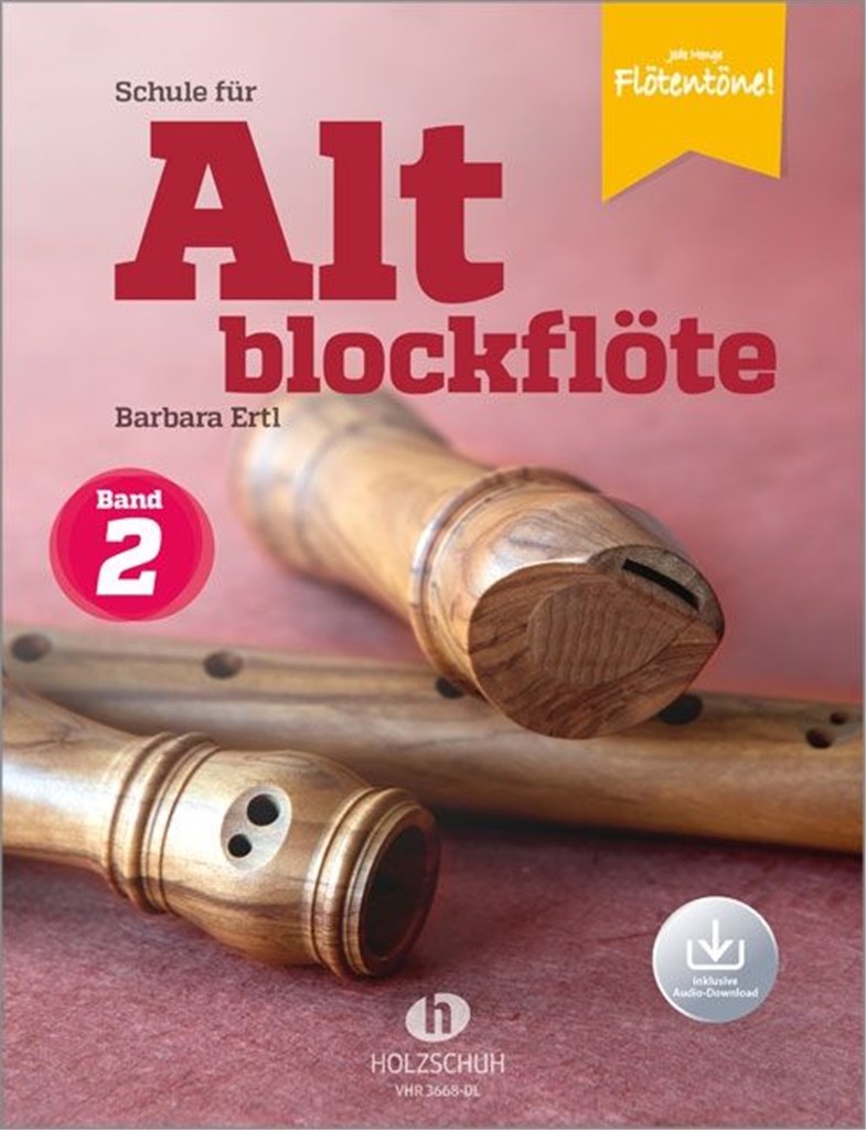 Schule Fur Altblockflote 2 + Online Sheet Music Songbook