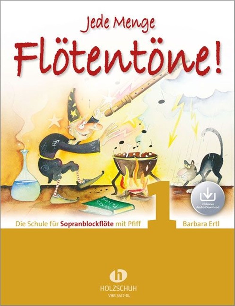 Jede Menge Flotentone! 1 + Online Sheet Music Songbook