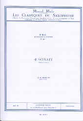 Bach Sonata No 4 Alto Sax Mule Sheet Music Songbook