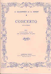Glazunov Concerto Eb Alto Sax Sheet Music Songbook