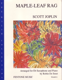Joplin Maple Leaf Rag De Smet Alto Saxophone Sheet Music Songbook