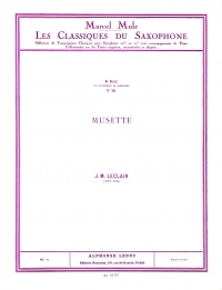 Leclair Musette (arr Mule) Tenor Saxophone Sheet Music Songbook