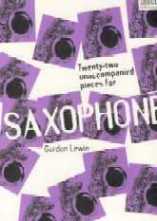Lewin 22 Unaccompanied Pieces Saxophone Sheet Music Songbook