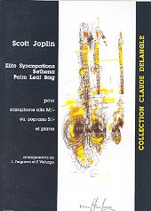 Joplin Elite Syncopations Bethena Palmleaf Rag Sax Sheet Music Songbook