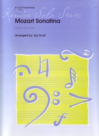 Mozart Sonatina Eb Alto Saxophone Sheet Music Songbook