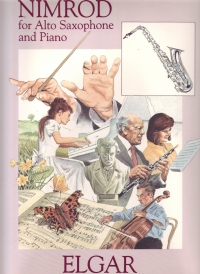 Elgar Nimrod Alto Saxophone & Piano Sheet Music Songbook