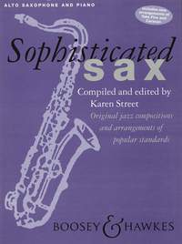 Sophisticated Sax Alto Saxophone & Piano Street Sheet Music Songbook