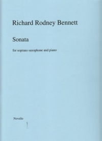 Bennett Sonata Soprano Sax & Piano Sheet Music Songbook
