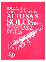 Contemporary Alto Sax Solos In Pop/jazz Book Only Sheet Music Songbook