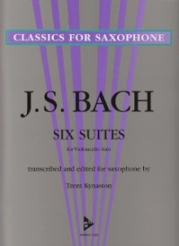 Bach Cello Suites (6) Saxophone Arr Kynaston Sheet Music Songbook