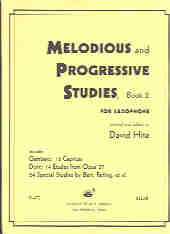 Hite Melodious & Progressive Studies Book 2 Sax Sheet Music Songbook