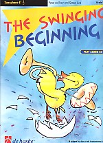 Swinging Beginning Alto Sax Book & Cd Sheet Music Songbook