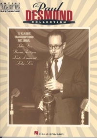 Paul Desmond Collection Artists Transcriptions Sax Sheet Music Songbook