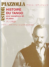 Piazzolla Histoire Du Tango Isoda Sop/tenor Sax Sheet Music Songbook
