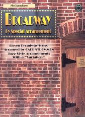Broadway By Special Arrangement Alto Sax Book & Cd Sheet Music Songbook