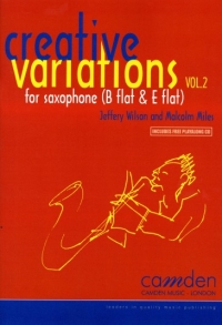 Creative Variations Vol 2 Sax/pf Miles/wilson +cd Sheet Music Songbook