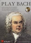 Bach Play Bach Alto Sax Book + Cd Sheet Music Songbook