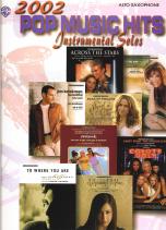 2002 Pop Music Hits Instrumental Solos Alto Sax Sheet Music Songbook