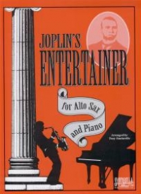 Joplin Entertainer Alto Sax & Piano Sheet Music Songbook