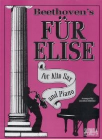 Beethoven Fur Elise Alto Saxophone & Piano Sheet Music Songbook