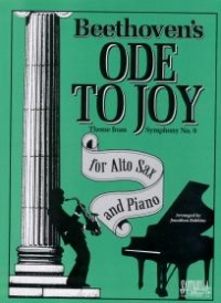 Beethoven Ode To Joy Alto Saxophone & Piano Sheet Music Songbook