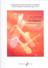 Lacour Octophonie Alto/tenor Sax Sheet Music Songbook
