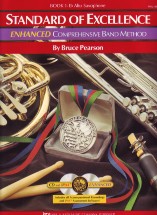 Standard Of Excellence Enhanced 1 Alto Sax & Dwnld Sheet Music Songbook
