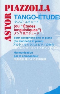 Piazzolla Tango Etudes Alto Sax & Piano + Bb Clar Sheet Music Songbook