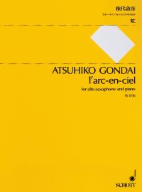 Gondai Larc-en-ciel Alto Sax Piano Sheet Music Songbook