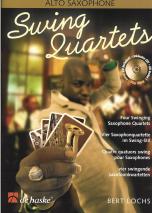 Swing Quartets Alto Sax Lochs Book & Cd Sheet Music Songbook