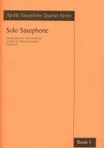 Solo Saxophone Book 1 (apollo Sax Quartet Series) Sheet Music Songbook