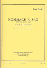 Bernier Hommage A Sax (diptyque Concertant) Alto Sheet Music Songbook