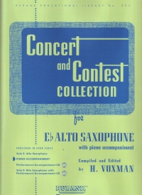 Concert & Contest Collection Eb Alto Sax Piano Pt Sheet Music Songbook