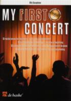 My First Concert Alto Saxophone Book & Cd Sheet Music Songbook