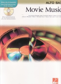 Movie Music Instrumental Play-along Alto Sax + Cd Sheet Music Songbook