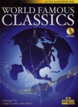 World Famous Classics Alto Saxophone Book & Cd Sheet Music Songbook