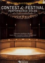 Contest & Festival Performance Solos Altosax/audio Sheet Music Songbook