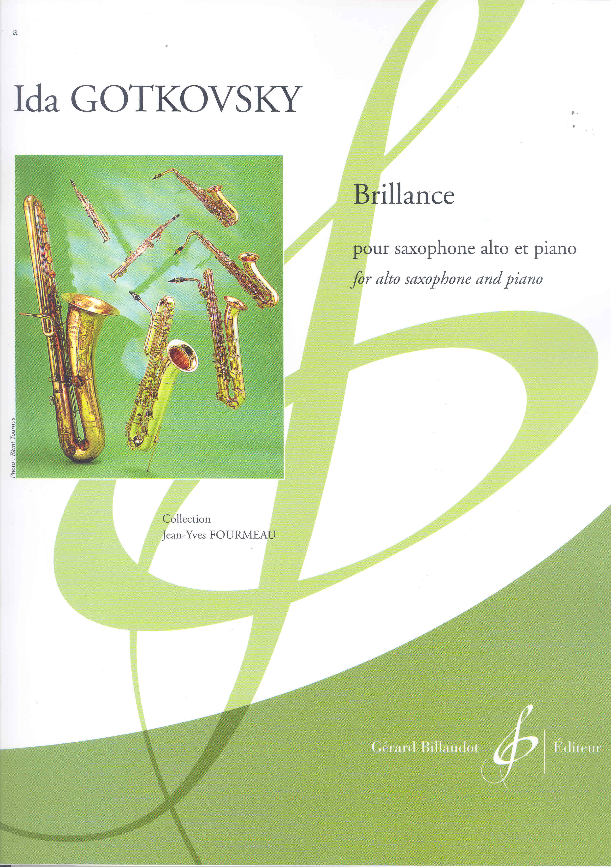 Gotkovsky Brilliance Alto Sax & Piano Sheet Music Songbook