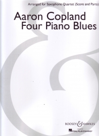 Copland Four Piano Blues Cohen 4 Saxophones Sheet Music Songbook