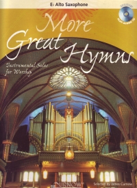 More Great Hymns Eb Alto Saxophone  Book & Cd Sheet Music Songbook