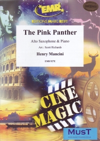 Mancini Pink Panther Alto Saxophone & Piano Sheet Music Songbook