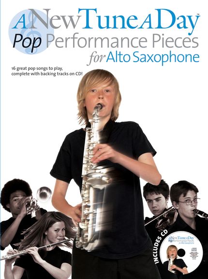 New Tune A Day Pop Performance Pieces Alto Sax +cd Sheet Music Songbook
