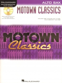 Motown Classics Instrumental Play Along Alto Sax + Sheet Music Songbook