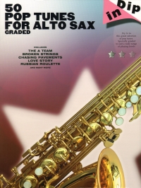 Dip In 50 Graded Pop Tunes Alto Sax Sheet Music Songbook