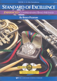 Standard Of Excellence Enhanced 2 Alto Sax + Cd Sheet Music Songbook