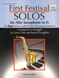First Festival Solos Alto Saxophone Book & Cd Sheet Music Songbook