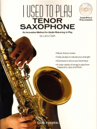 I Used To Play Tenor Saxophone Clark Book & Cd Sheet Music Songbook