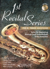 1st Recital Series Alto Saxophone Book & Cd Sheet Music Songbook