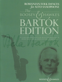 Bartok Edition Romanian Folk Dances Alto Saxophone Sheet Music Songbook