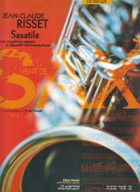 Risset Saxatile Georgel Soprano Sax Book & Cd Sheet Music Songbook